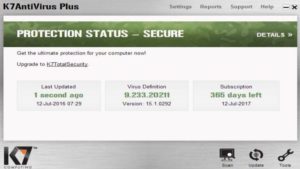 K7 antivirus serial number free download